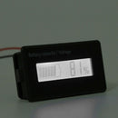 Digital Lead Acid Lithium Battery Capacity Tester Voltmeter White Backlight
