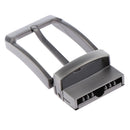 3pcs Reversible Single Prong Rectangular Belt Buckle Alloy Pin Buckle Casual