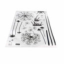 Black Dandelion Bedroom Wall Stickers Household Adornment Home Wall Sti N Gw
