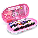 Portable Travel Sewing Kits Box Multicolor Needle Thread Pin Scissors Sewing  Nw