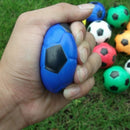 New Football Ball Exercise Stress Relief Squeeze Elastic Soft Foam Ball 6.3cm OS