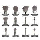 New 12Pcs Chinese Zodiac Makeup Brushes Set Foundation Powder Blending Eye