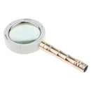 Reading Magnifier Magnifying Glass 10X 75mm Jewelry Loupe with 10 LED Light