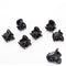 Fashion Women Girls 12pcs Black Plastic Mini Hairpin 6 Claws Hair Clip Clamp  Gw