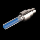 Blue 2 LED Lamp Flash Tyre Wheel Valve Cap Light For Car Bicycle Motorcycle MO
