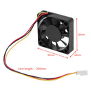 3 Pin CPU 5cm Cooling Cooler Fan Heatsinks Radiator for PC Computer 12V