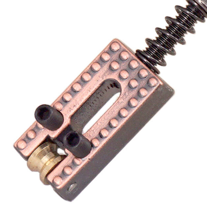 6 Pack Red Copper Roller Tremolo Bridge Saddles for Stratocaster Telecaster
