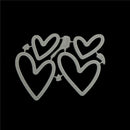 Love heart Cards Decor Metal Cutting Dies Stencil For DIY Scrapbooking Album BX