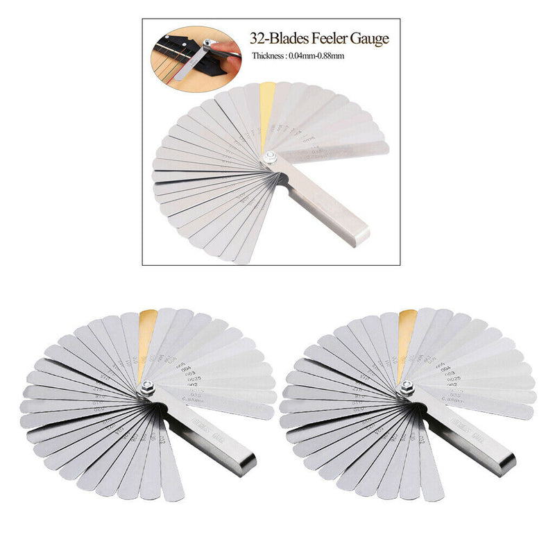 2 X Metric Stainless Steel Feeler Gauge And Fiddle Maker at