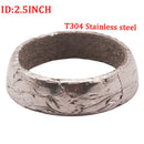 2.5 Inch Male To Male Adaptor With Donut Gasket Header For  JDM Acura