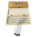 3Pcs Hydrometer Alcohol Meter Vinometer Measure Wine Liquor Tester 0-100