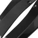 2PCS Car Rear Bumper Deflector Lip Body Spoiler Wrap Angle Splitter (Black)