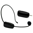 Wireless Microphone Headset Mic UHF Transmitter and Receiver USB Cable Adapter