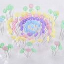 200 Pieces Flat Button Head Pins Boxed for Sewing DIY Projects (Assorted Co