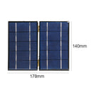 DIY Battery Charging Board 4.8W USB Solar Cells Panel Mobile Phone Power Bank
