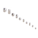 New 200pcs M3-M8 Hex Socket Set Screw Grub Assortment Kit with Plastic Box