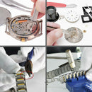144 Piece Professional Watch Repair Kit Tool Link Remover Set With Pouch Case