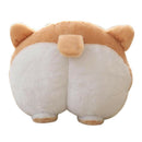Novelty Corgi Bottom Car Seat Neck Pillow Dog Buttocks Headrest Cushion Plu