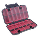 Superior ABS Fishing Tackle Box Storage Accessories Bag Case 24 Compartments