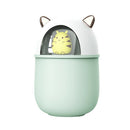 300ML Air Humidifier Cute Mouse Cool Mist Maker with Romantic Light (Green) A