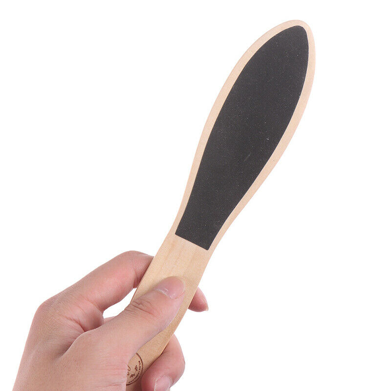 1X Sandpaper Foot File Callus Dead Skin Remover Pedicure Wooden Pedicure JC Gw