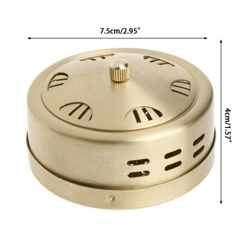 Portable Copper Acupuncture Moxa Box Moxibustion Therapy Moxa Stick Burner  S1O3
