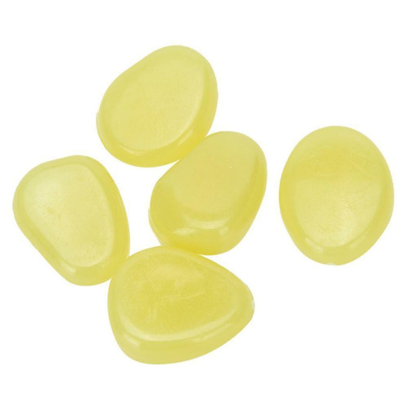 Luminous Artificial Pebble Stone Aquarium Fish Tank Garden Decor Accessories Hot