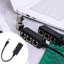 RJ45 Y Splitter Adapter 1 to3 Port Cable For CAT 5/CAT Ethernet Socket LAN H3P4