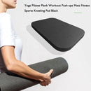 Yoga Pilates Plank Workout Push-ups Mats Fitness Sports Kneeling Pad Black A