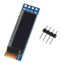 iic i2c 0.91" 128x32 blue oled lcd display module 3.3v 5v for arduino ï¼W