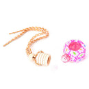 Floral Art Printed Hanging Car Air Freshener Perfume Diffuser FragranceBottle3c