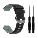 Watchband for Garmin Forerunner 220/230/235/620/630/735xt (Black Grey) A