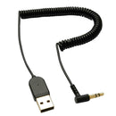 Handsfree USB Bluetooth 5.0 Dongle Cable Car 3.5mm Jack Bluetooth Receiver