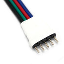 5Pcs 5Pin RGBW Connector Male With Wire Cable 5Pin LED Connector 3C