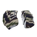 10 Pieces Two-tone Neoprene Golf Club Iron Head Covers Golf Accessories Camo +
