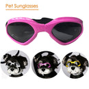 Pet Dog Sunglasses Foldable Puppy Cat Glasses UV Protection Goggles (Pink) A