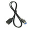 USB Female to AUX-In 4Pin Car Audio Adapter Cable for Subaru Forester XV