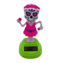 Halloween Car Solar Powered Ornament For Car Office Desk Decor Ornament