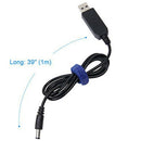 USB to DC Convert Cable 5V to 12V Voltage Step-Up Cable 5.5x2.1mm DC Male 1