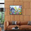 5D DIY Full Drill Diamond Painting Bird Flower Cross Stitch Embroidery Kit