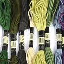 50 Colors Cross Stitch Cotton Embroidery Thread Floss Sewing Skein Craft