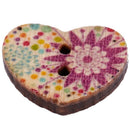 100 Multicolor 2 Holes Wood Sewing Buttons Scrapbooking Knopf Bouton H9H2