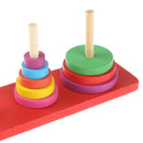 Wooden Puzzle Stacking Tower Of Hanoi Kid Mathematical Educational To_