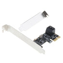 PCI-E to 2 Ports SATA 3.0 PCIE SATA 3.0 SSD Expansion Card PCI-E Adapter Black