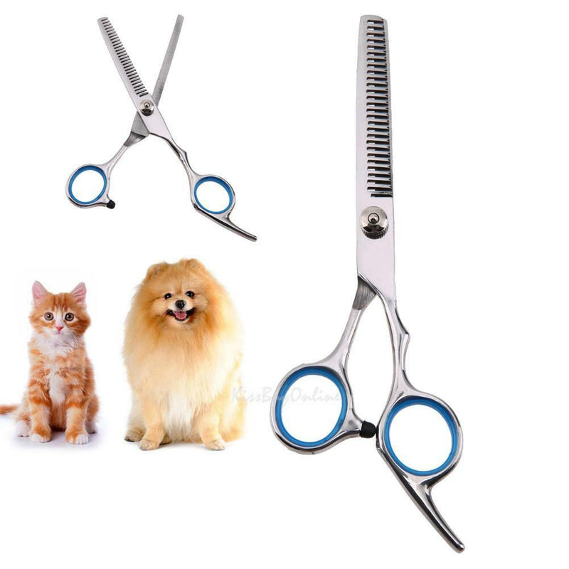 7" Pet Grooming Scissors Dog Cat Professional Teeth Thinning Shear Hair Cutting