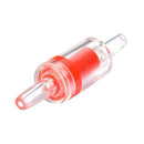 Aquarium Air Pump Check Valves Red Clear Plastic One Way Non-Return Check V