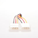1 x Dual(2x) Molex (4 Pin) to PCI-E (6 Pin) Power Converter Adapter Cable LJ