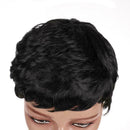 Sexy Short Human Hair Wigs Pixie Cut Real Brazilian Lace None Wig Wig Wave X9N8