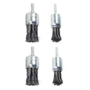 4 Pieces Durable Knot Wire End Brush Rust Paint Removal Tool 20 & 25mm For Heavy