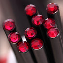 2X Black Rod HB Pencil With Colorful Diamond School Painting Writing Pencil 0hk